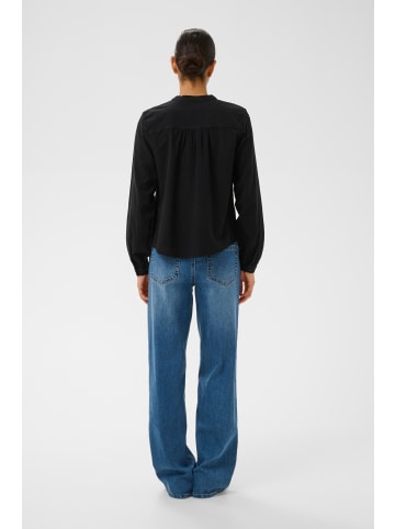 Kaffe Langarm - Hemd KAnaya Regular fit in Black Deep