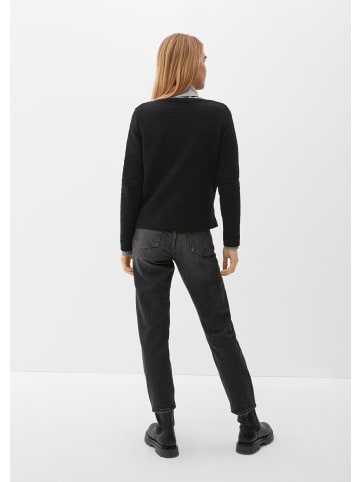 s.Oliver Sweatshirt in 9999_schwarz