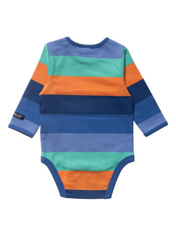 Villervalla Langarmbody Streifen in blau