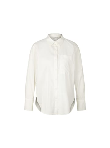 Tom Tailor Langarmbluse in whisper white