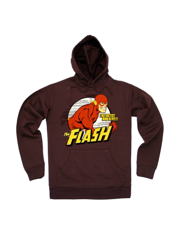 Logoshirt Kapuzenpullover DC Comics - Flash, Fastest Man Alive in braun