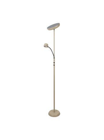 näve LED Stehleuchte "ROMIS" in beige - (L)26 cm x (B)43 cm x (H)180 cm - EEK E