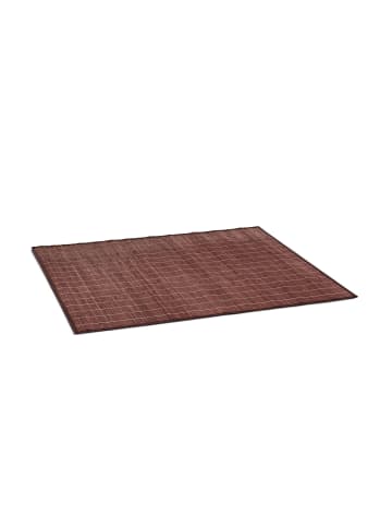 relaxdays Badvorleger in Braun -  (B)100 x (T)80 cm