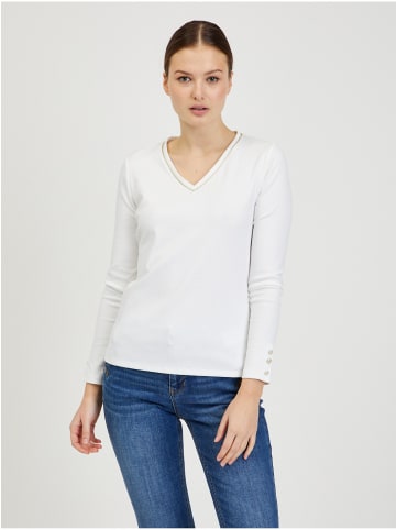 orsay Langarmshirt in Weiß