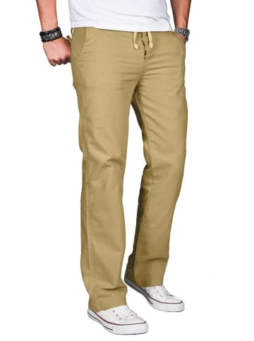 Alessandro Salvarini Leinen Optik AS034 in Camelfarben