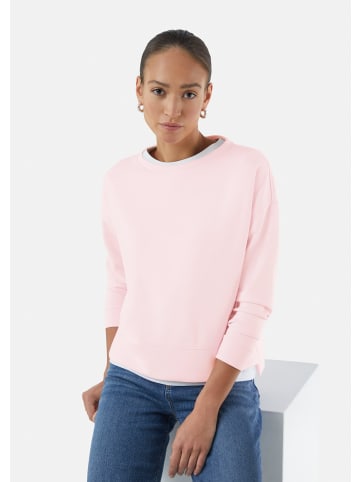 comma CI Sweatshirt langarm in Pink