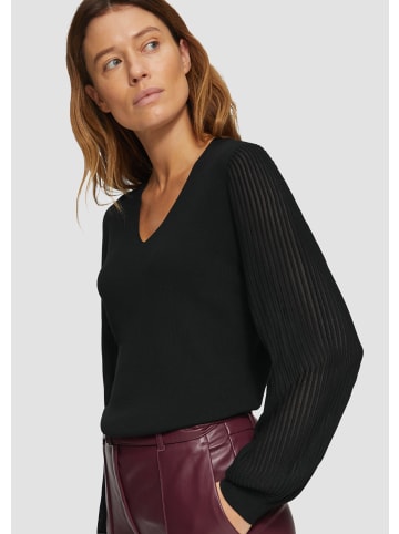 s.Oliver BLACK LABEL Strickpullover langarm in Schwarz