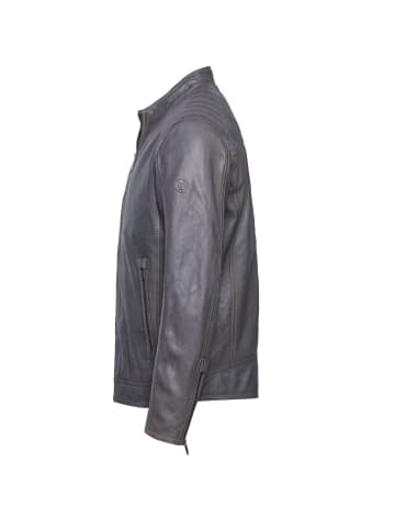 Bugatti Lederjacke BUAPOLLO in Grau