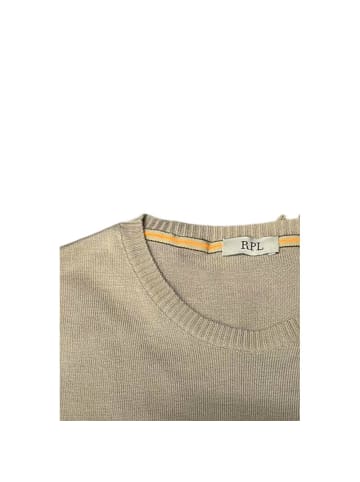 Roberto Pepe Luxury Beige Baumwolle Herren Pullover