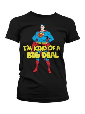 Superman Shirt in Schwarz