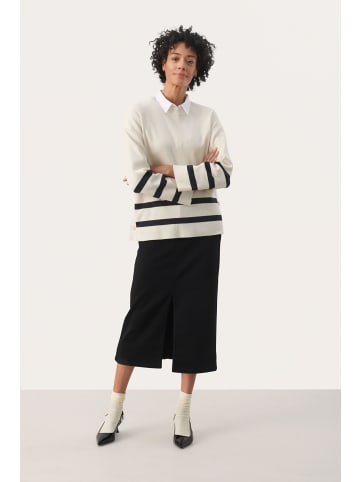 PART TWO Strickpullover EmelyPW in Dark Navy Bold Stripe