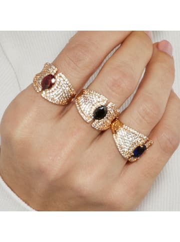 Luxenter Ring Kiawe mit 18 Karat Gelbgold-Kiawe black