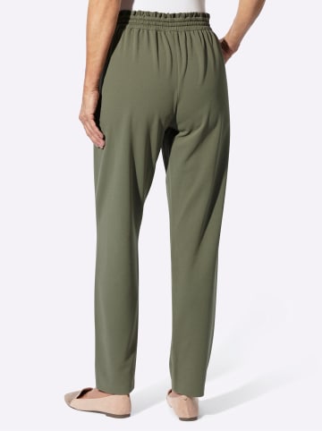 Sieh an! Jersey-Hose in khaki