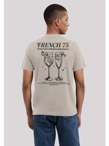 F4NT4STIC T-Shirt French 75 From Paris With Love in sand