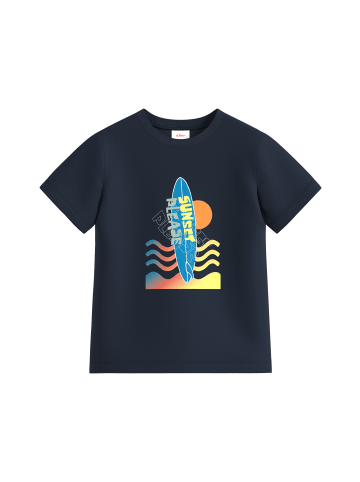 s.Oliver T-Shirt kurzarm in Blau