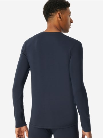 Schiesser Unterziehshirt Casual Warming in nachtblau