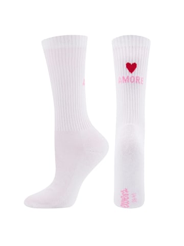 ewers Socken Ciao Amore Mini Me in weiß