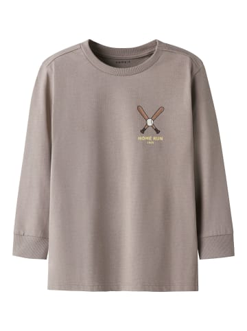 name it Langarmshirt NMMOBAY LS NREG TOP in rock ridge
