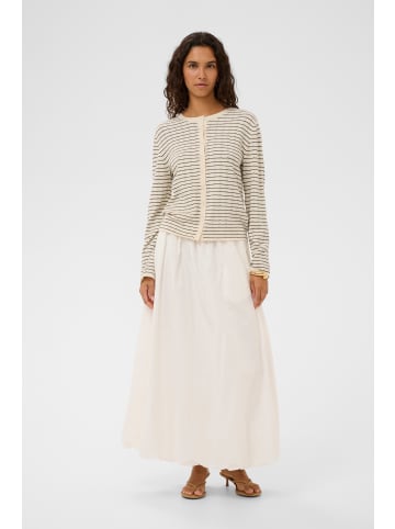 Soaked in Luxury Strickjacke SLSpina Gerade Passform in Turtledove w Black stripe