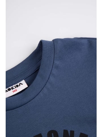 MOKIDA T-shirt mit kurzen Ärmeln in dunkelblau