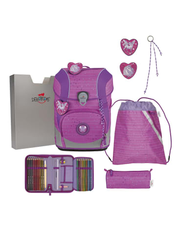 DerDieDas DerDieDas ErgoFlex Tiny Purple Unicorn Schulranzenset 5-teilig
