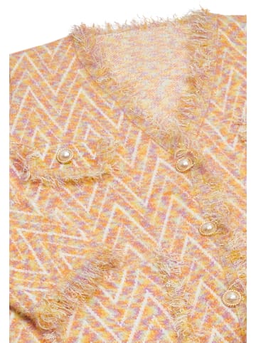 Albee Women Strickjacke in Orange Mehrfarbig