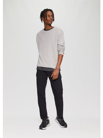 QS Strickpullover langarm in Grau