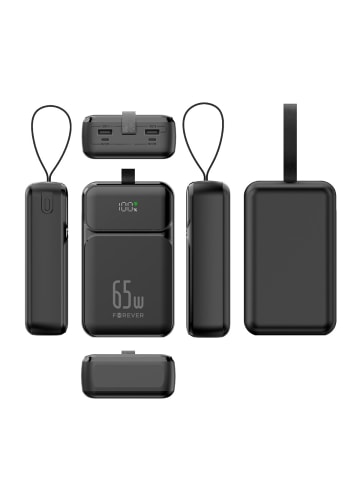 FOREVER Forever Power Bank TB-400 PD QC 65W 20000 mAh schwarz