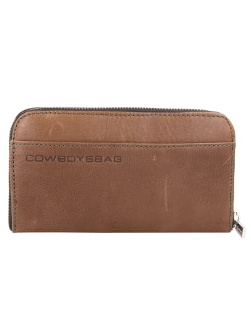 Cowboysbag The Purse Geldbörse Leder 20 cm in storm grey