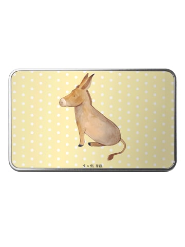 Mr. & Mrs. Panda Dose Esel ohne Spruch in Gelb Pastell