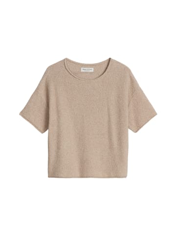 Marc O'Polo Kurzarm-Pullover oversize in Linen Beige