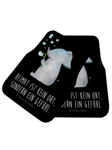 Mr. & Mrs. Panda Automatte Elefant Seifenblasen mit Spruch in Schwarz