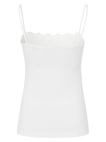 Zero  Top mit Spitzenkante Style Tessa in Offwhite