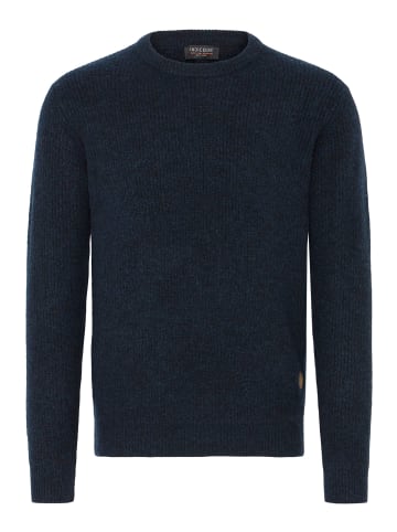 INDICODE Strickpullover IDBratram in Dunkelblau