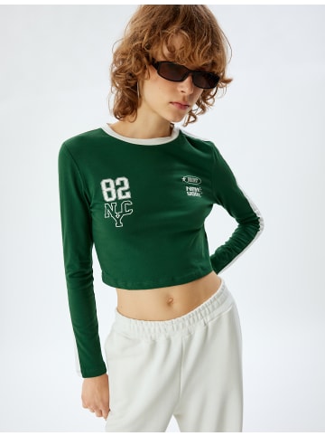 KOTON T-shirt in Grün
