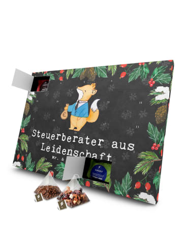 Mr. & Mrs. Panda Tee Adventskalender Steuerberater Leidenschaft ... in Kreidetafel