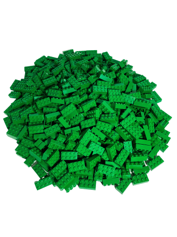 LEGO 2x4 Hochsteine 3001 - ab 3 Jahren in green