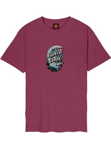Santa Cruz T-Shirt "Crescent Bone Hand T-Shirt" in Lila