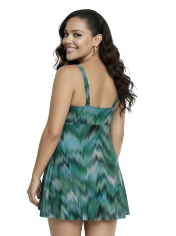 Ulla Popken Badeanzug in schwarz