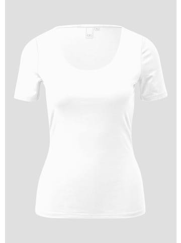 QS T-Shirt in 0100_weiß