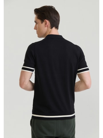 Felix Hardy Polo Shirt Kurzarm in Schwarz