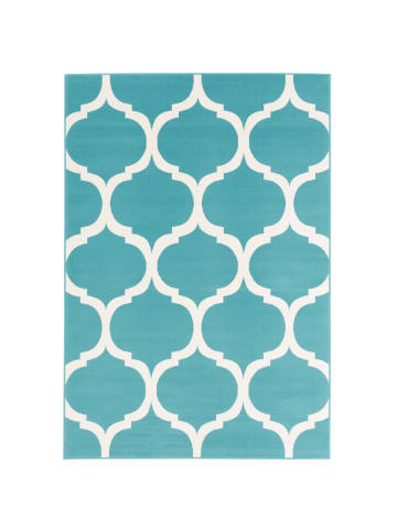 Pergamon Soft-Touch Velours Designer Canvas Marokko Design in Mint