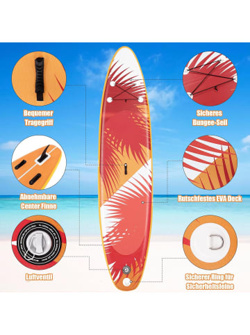 COSTWAY Stand Up Paddling Board 320cm in Gelb