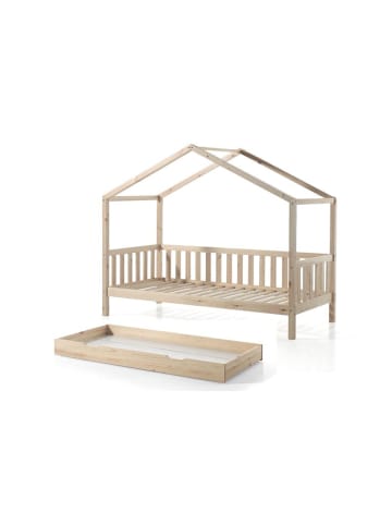 58 aufm Kessel HAUSBETT Kapua 210x170x97 aus Massivholz in Natur