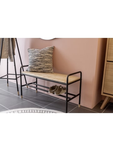 Wenko Schuhregal mit Bambusablage LOFT in Braun, (B) 85 x (H) 50 x (L) 33,5 cm