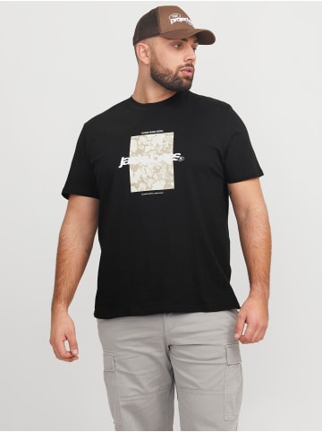 JACK & JONES PLUS T-shirt in Black