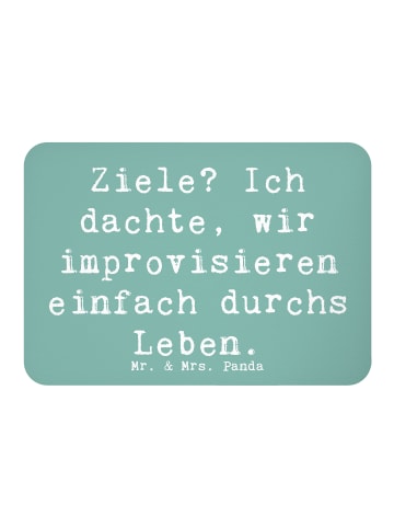 Mr. & Mrs. Panda magnet Spruch Lebensziele Improvisation mit Spruch in Meeresbrise