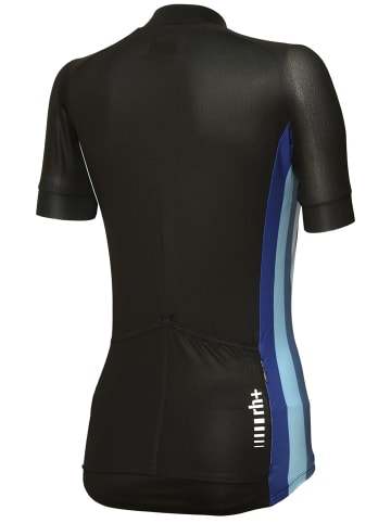 rh+ Radtrikot Rainbow W Jersey in black-rainbow blue