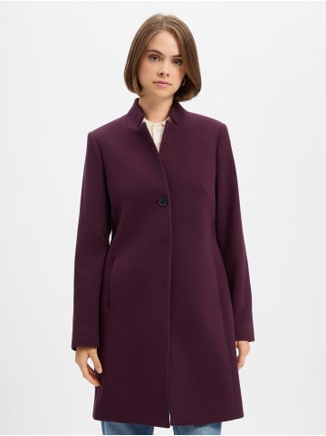 comma Kurzmantel in aubergine