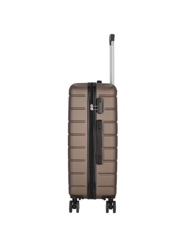 Nowi Bergamo 4 Rollen Trolley 65 cm in bronze